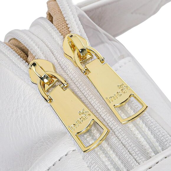 Luxury Sling Bag in Vegan Leather with RFID and Clear Window - Travel Essential - Picture 7 of 8